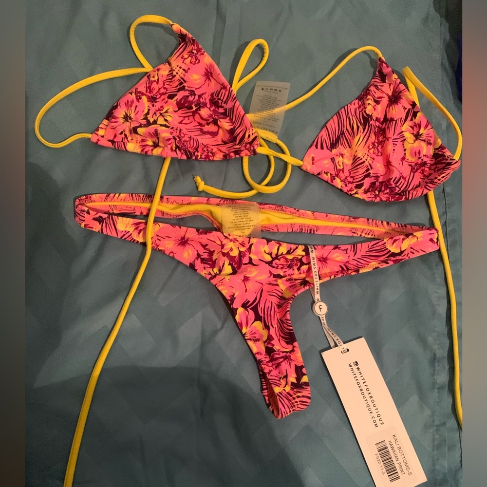 White Fox Boutique two piece bikini NWT